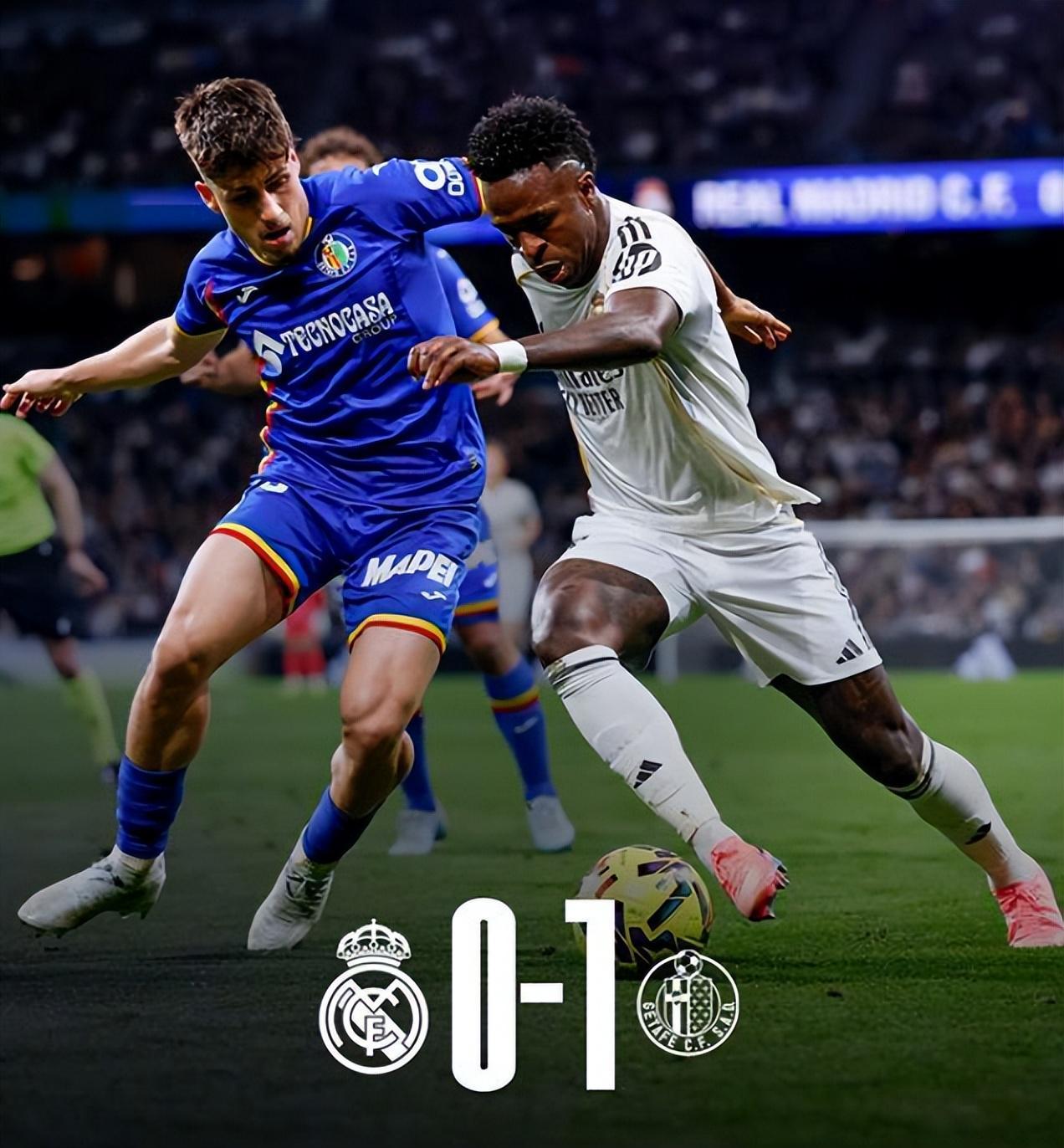 开云体育入口-西甲皇马0比1赫塔费，两连败恐导致失冠，姆巴佩重要性很明显